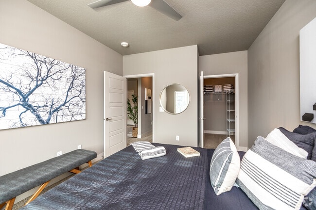 1BR Burgundy - Bedroom