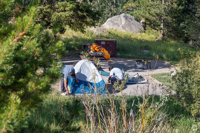 Hidden Lake is near a great camping location called Peaceful Valley Campground.