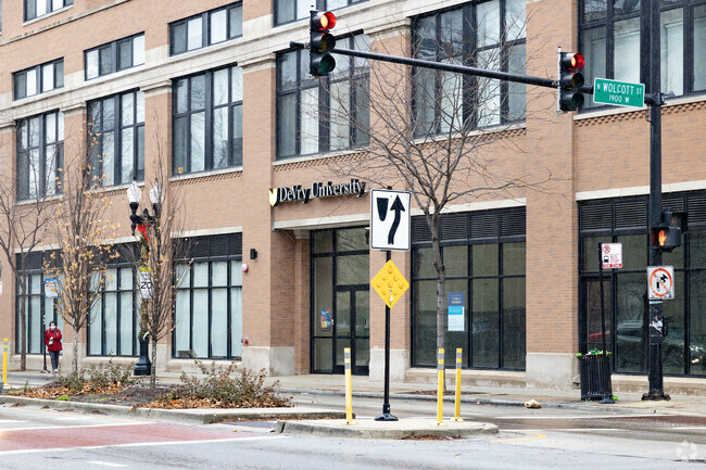 DeVry Advantage Academy High School welcomes students to its modern facility.