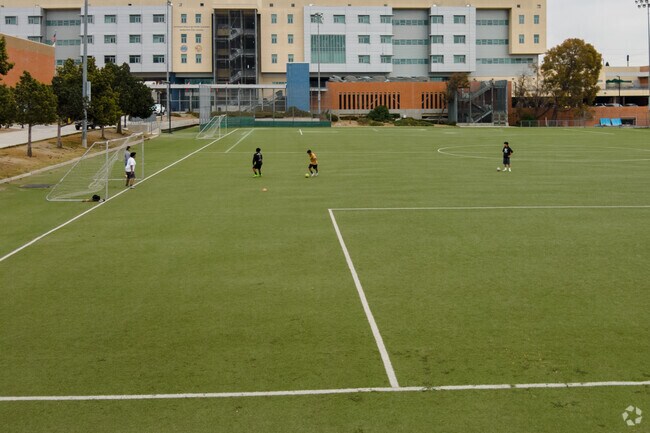 Shared ball field at Richard A. Alonzo Community Day School in Los Angeles.