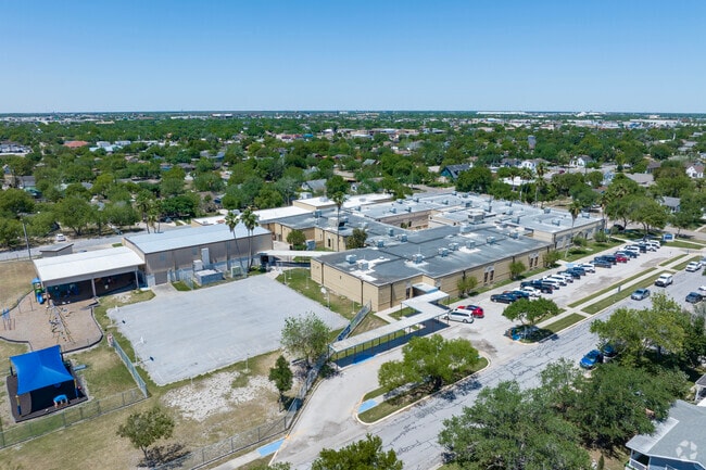 Bowie Elementary School is located in downtown Harlingen on W Lincoln Ave.