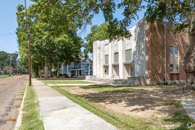 Sidewalks make getting to Senatobia Middle School a breeze.