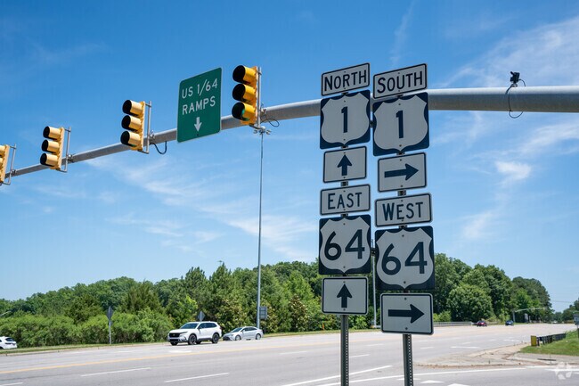 From Lochmere, it’s easy to hop on I-440 or US 1. It’s about 7 miles to Apex and 10 to Raleigh.