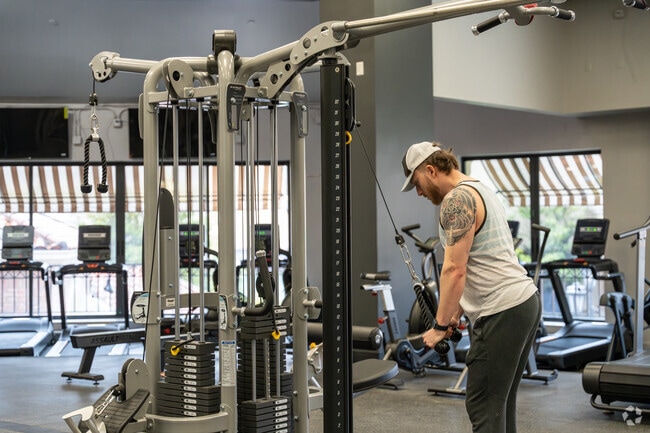 Crunch Fitness in Blackhawk Plaza is there to pump you up.