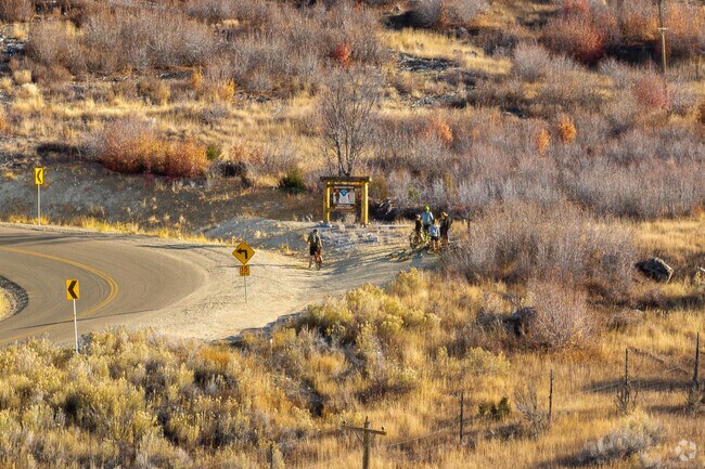 Mountain bikers ride trails in Manti-La Sal National Forest near Ephraim.