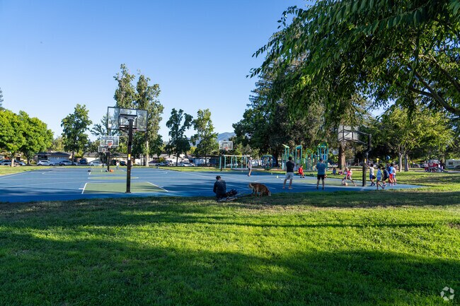 Enjoy dynamic basketball games on Rose-Sartorette's Butcher Park courts.