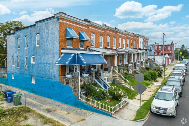 Each Easterwood row home offers unique character.