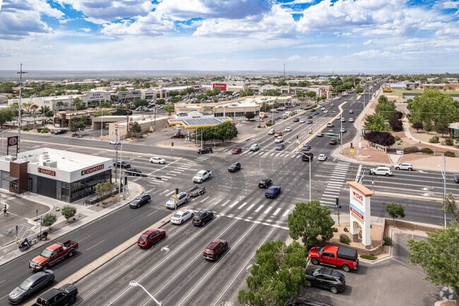 Hodgin is an Albuquerque neighbohood with lots of convenient shopping and services.