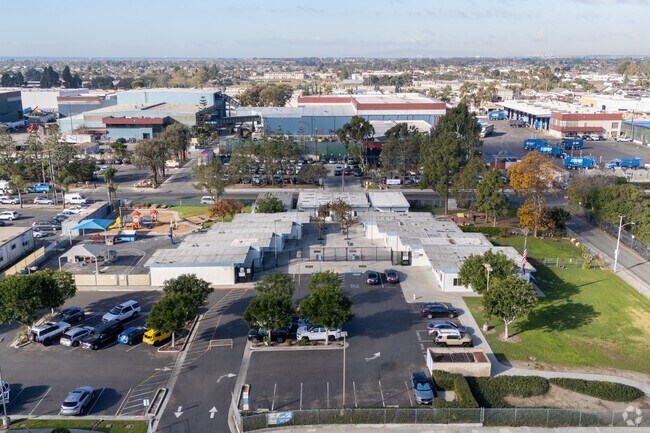 Elevated views of Sycamore Creek Community Charter School in Huntington Beach.