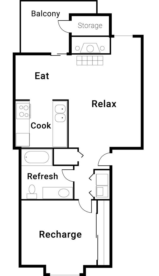 Alpine 1 Bed 1 Bath