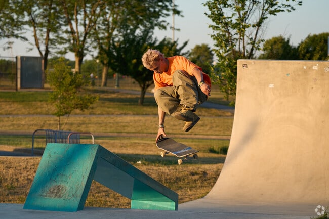 Fairgrounds park sports an award winning skatepark cherished by local BMX bikers and skaters.