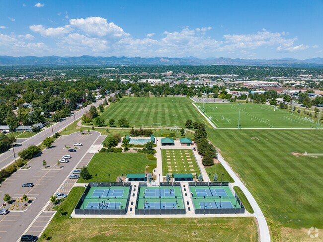 Play pickleball at Belleview-Cornerstone Park or walk the long green fields.