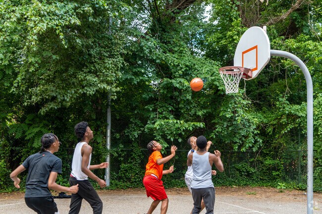 Evesham Park's basketball courts are a great amenity for the community.