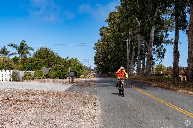 Enjoy a bike ride along the quiet streets of Callender.