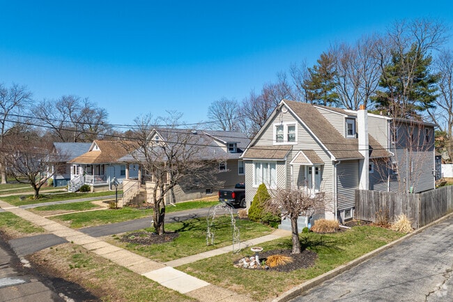 Cozy bungalow homes adorn the residential streets of Maple Shade Township.