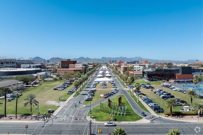 The University of Arizona mall is a fun place for events, and is a quick drive from Amphi.