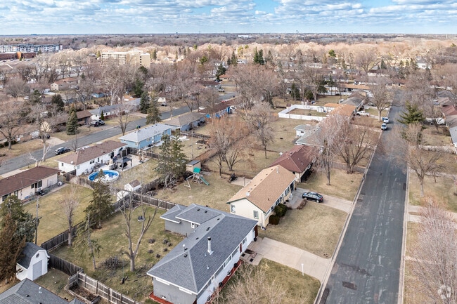 Homes in Christie are located on spacious lots with mature trees.