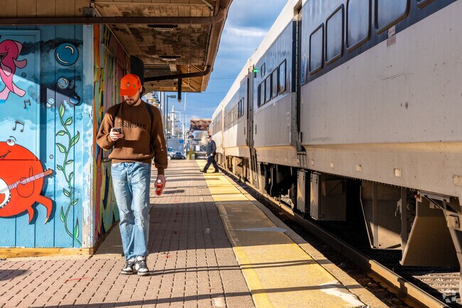 The Belmar Train Station is integral to Lake Como commuters.