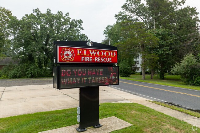Elwood Fire-Rescue station serves the community with volunteer emergency services in New Jersey’s pine barrens.