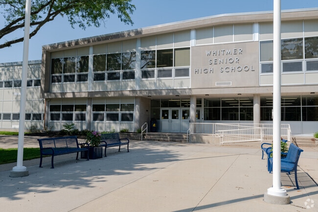 Whitmer Senior High School provides a public education in Toledo's Shoreland.