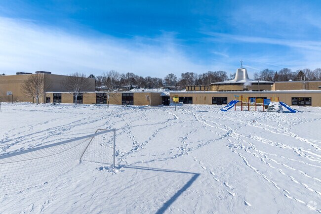 The play field at of St. Frances Cabrini School in West Bend.