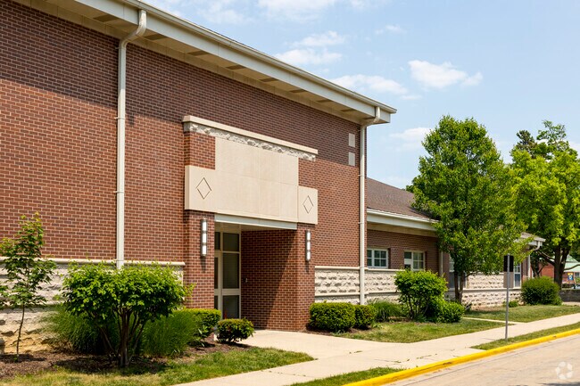 Students attend Longfellow Elementary School near Downtown Wheaton’s center.