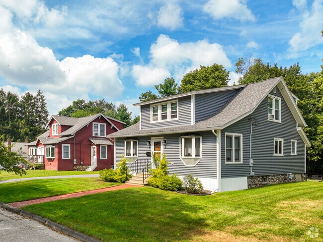Capecode style homes sit close to the neighborly streets in Burncoat.