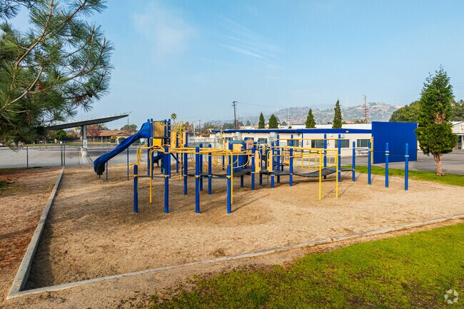 Students love the playgrounds at Gladstone Elementary School.