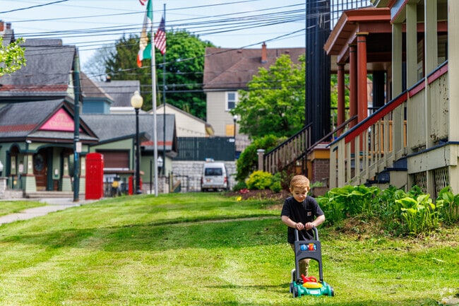 Homes in Tipp Hill come with spacious front yards, and residents often enjoy mowing them often.