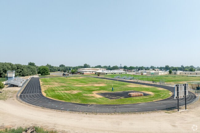 Athletic fields at Middleton Middle School.