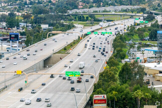 There is easy access to Interstate 15 and Highway 78 from Central Escondido.