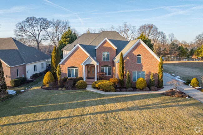 Colonial style homes with private water access, can price over the $1 million mark in Easton, MD.