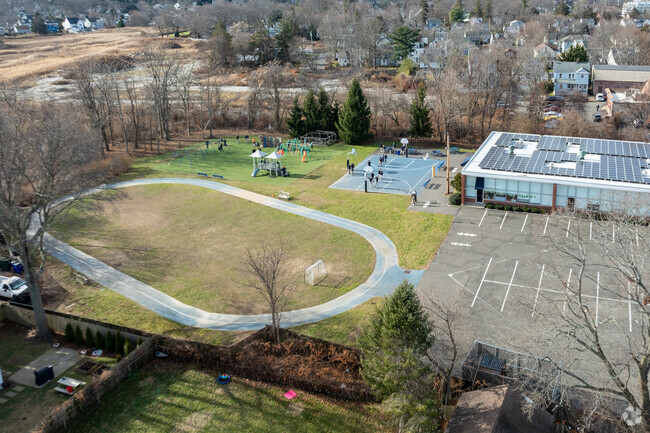 St Thomas Aquinas Elementary School has a track for students.