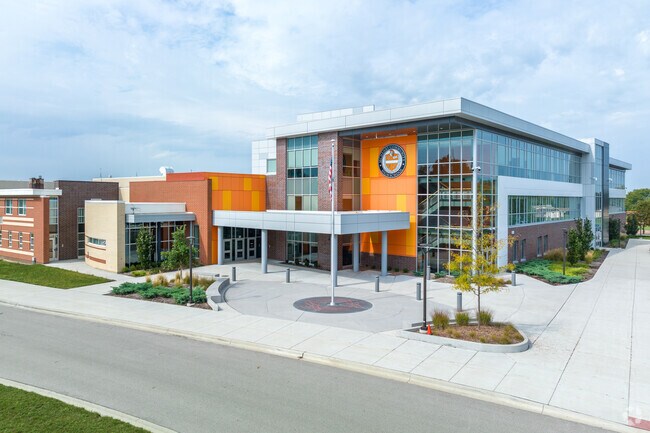 McHenry Community High School - Upper Campus earns a B-plus according to Niche.