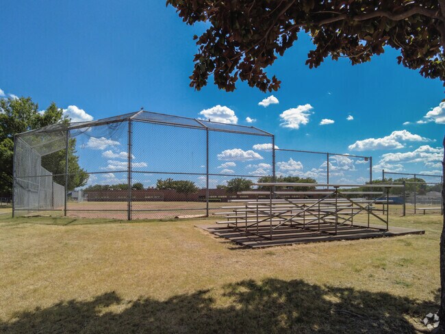 Richardson Aiken Elementary hosts its games at the baseball diamond in Lake Highlands, TX.