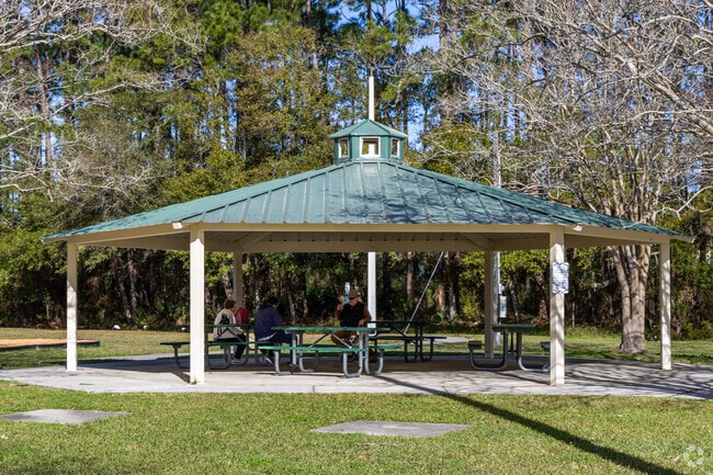 Take a break under the pavilion with friends in Isle of Palms.