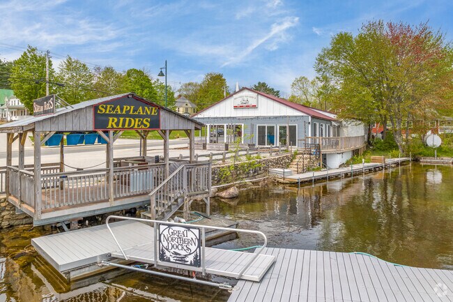 Seaplane rides are offered in the summer months for visitors to get a great aerial view of the lakes region and the Naples Causeway in Naples, Maine.