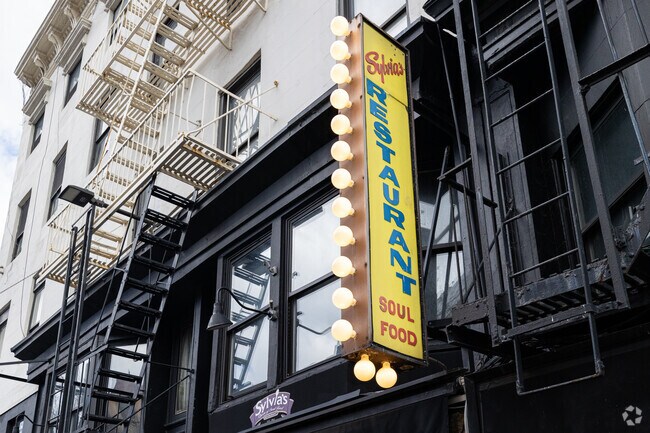 Sylvia's Soul Food Restaurant has served the Central Harlem community for over 60 years.