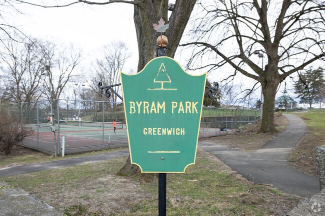 Byram Park offers tennis and more alongside the water.