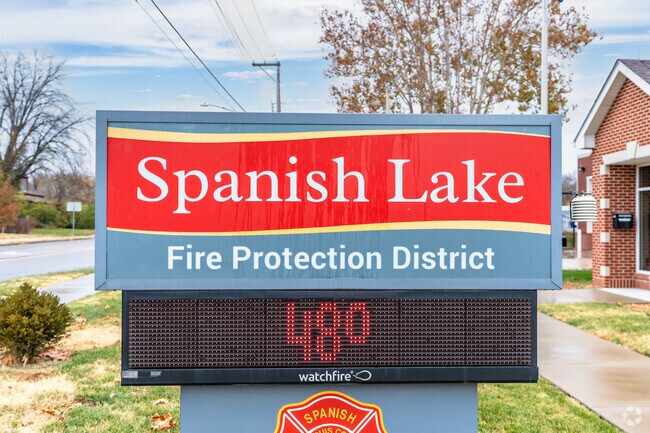 Spanish Lake is approximately a 20-minute drive north of downtown St. Louis.