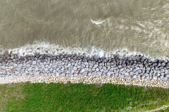 Lake Park overlooks Lake Michigan in Wisconsin.