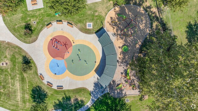 Lacy Park is known for its feature-rich community center, pool, and splash pad in Dunbar.