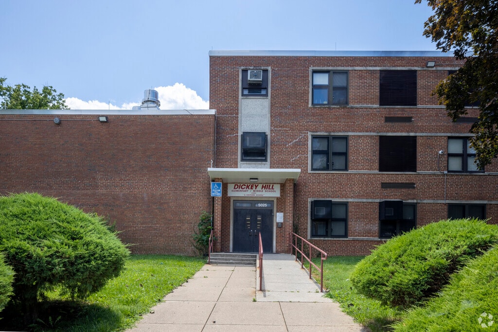 Dickey Hill Elementary/Middle School building in Dickeyville.