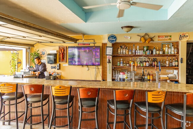In Old Bay District SandShakers is the local favorite for fun and food on the weekends.