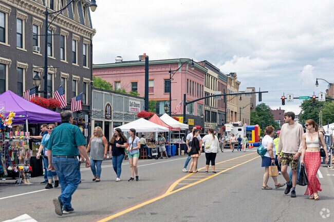 Residents of the Southside East community coming together to enjoy an annual street fair in town