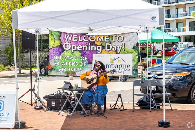 Opening day of the Oak Creek Farmer's Market is a happy day.