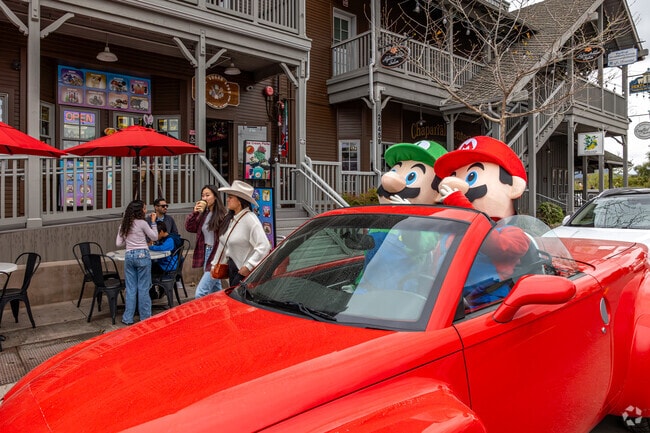 While visiting Old Town Temecula you may see the local Mario Brothers hanging out on Old Town Front Street.