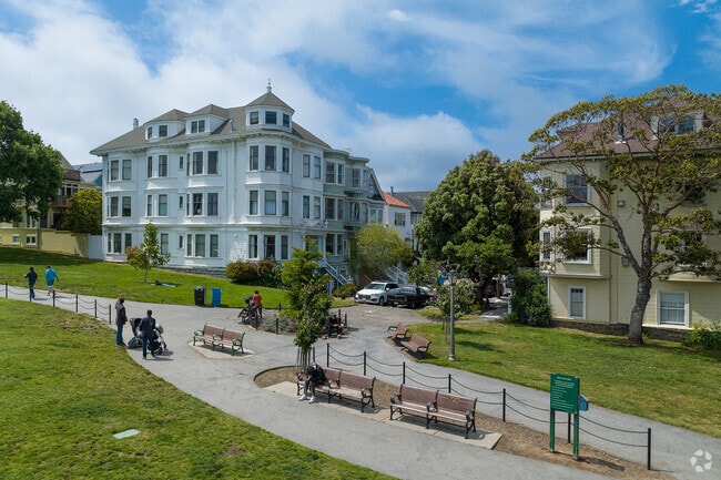 Duboce Park's dog run is a favorite with residents of Duboce Triangle and the city writ large.
