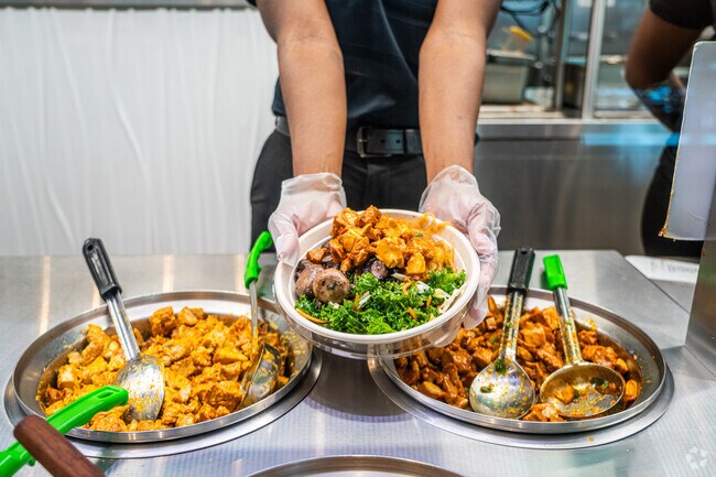 Delectable dishes from around the world are in Hillcrest's food scene like Bolay Kitchen.