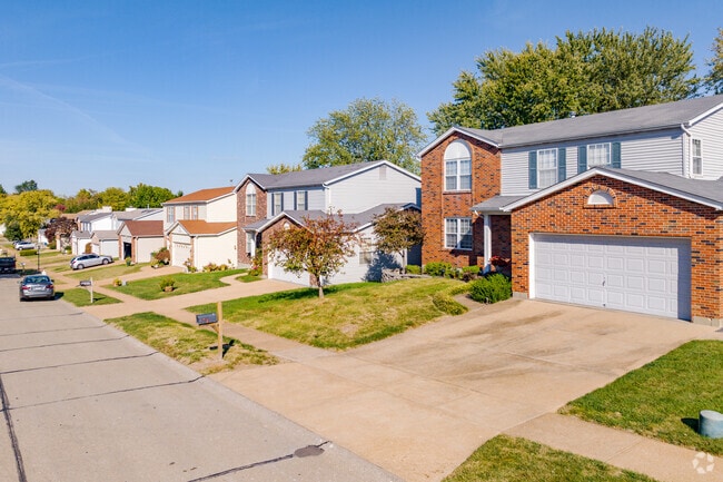 Lemay offers single family homes with manicured lawns and landscaping.